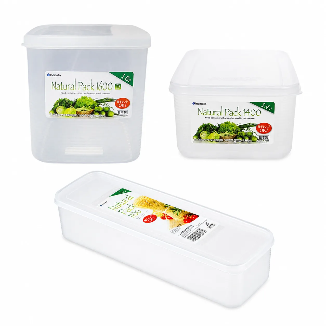 Hộp Bảo Quản Thực Phẩm Inomata Natural Pack Nội Địa Nhật Bản