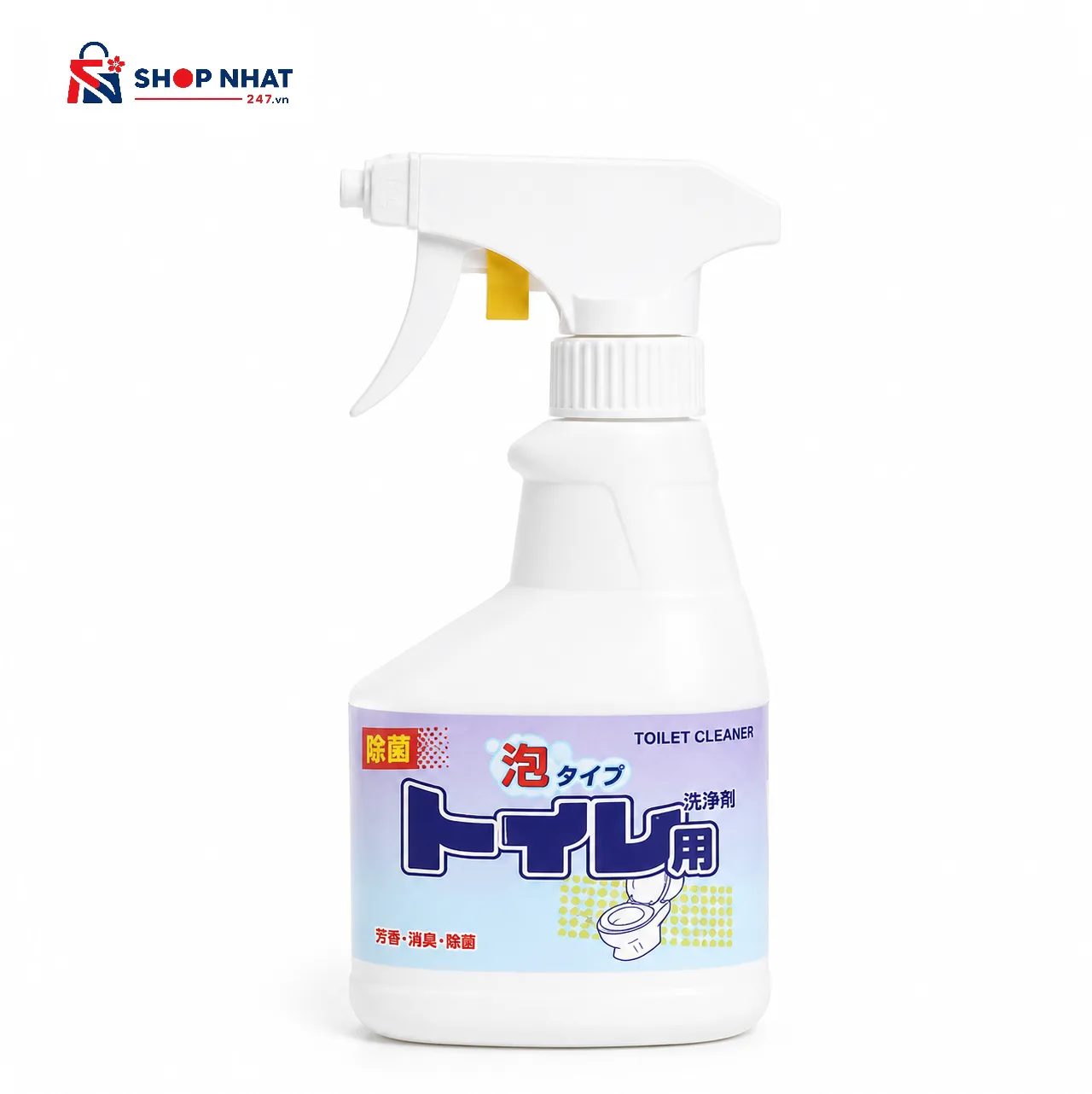 Chai xịt tẩy rửa vệ sinh bồn cầu dạng bọt Rocket Soap 300ml Nhật Bản