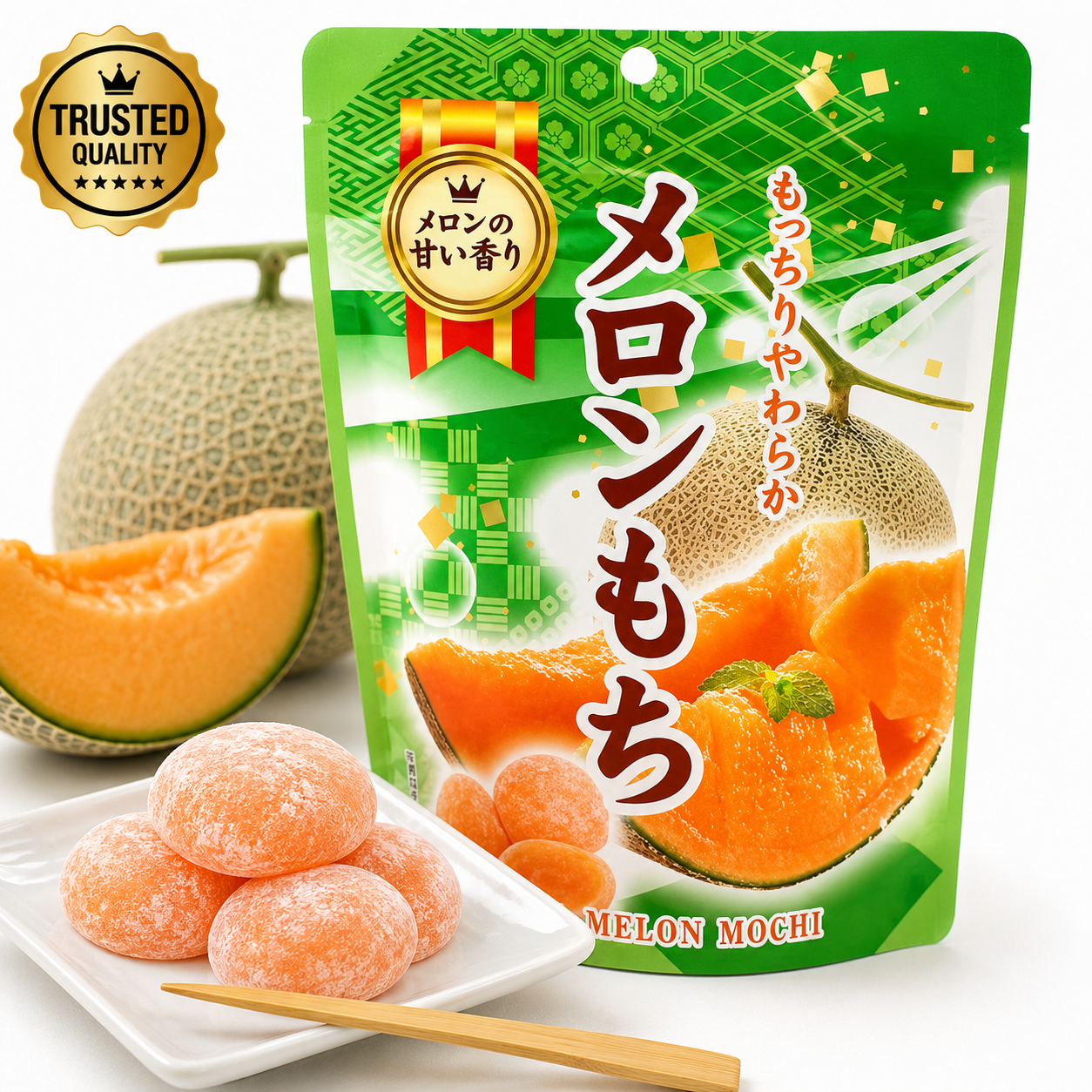Bánh mochi vị dưa lưới Sugimotoya