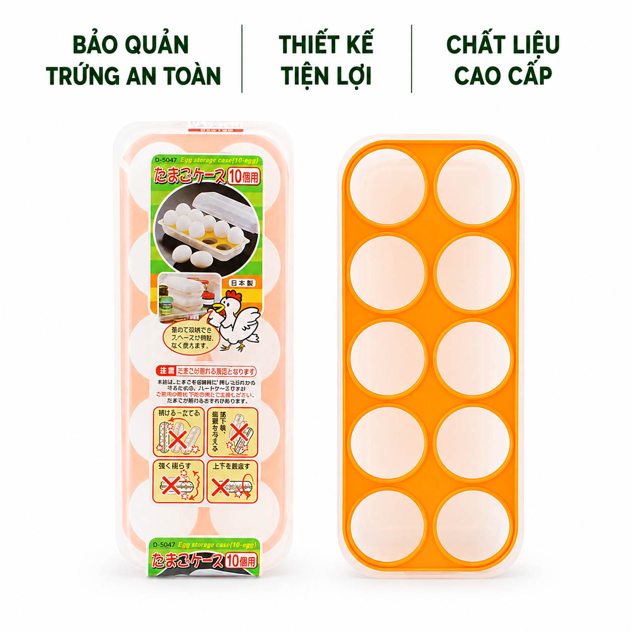 Khay Đựng Trứng Nhật Bản Sanada Seiko Nhật Bản