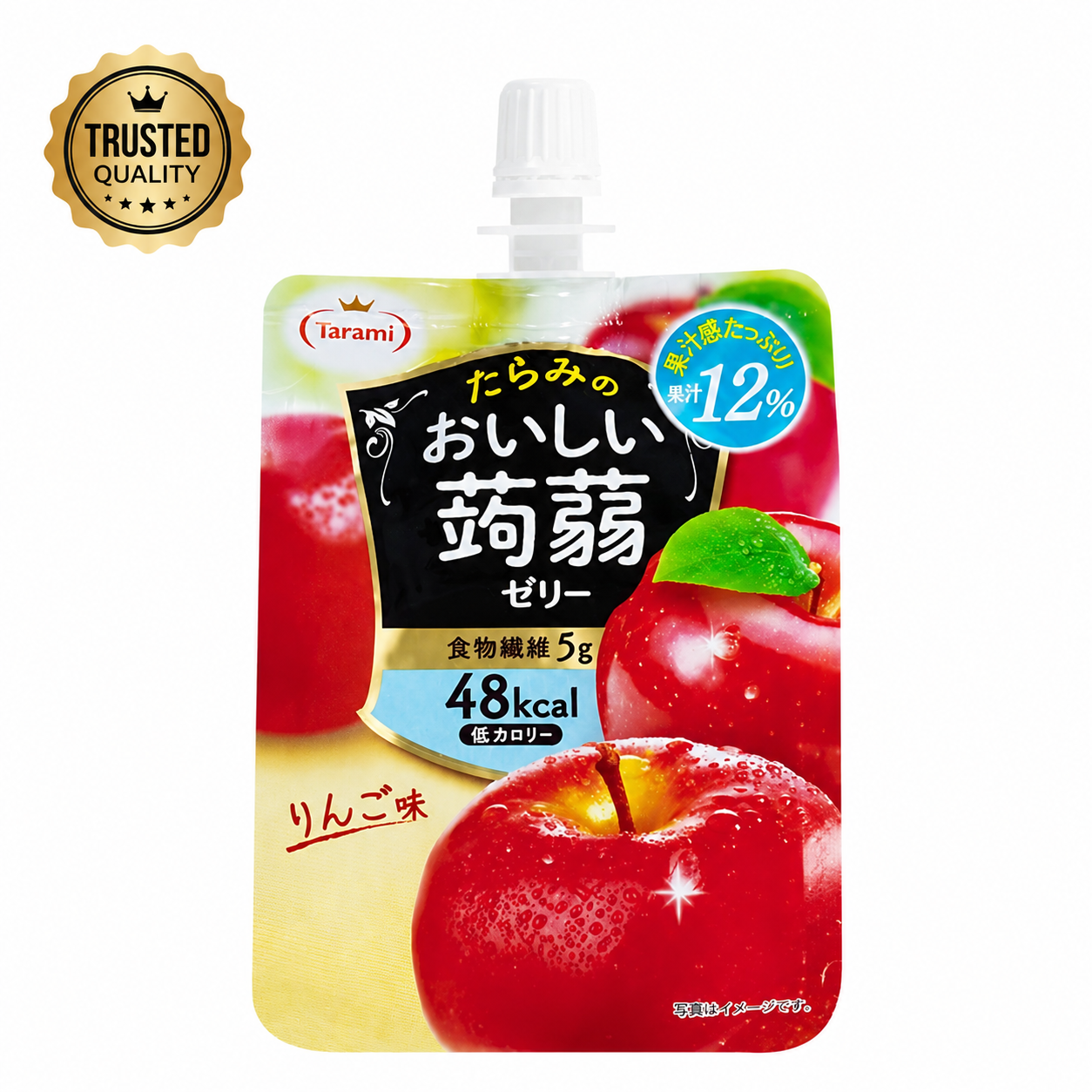 Thạch túi Tarami vị táo 150g