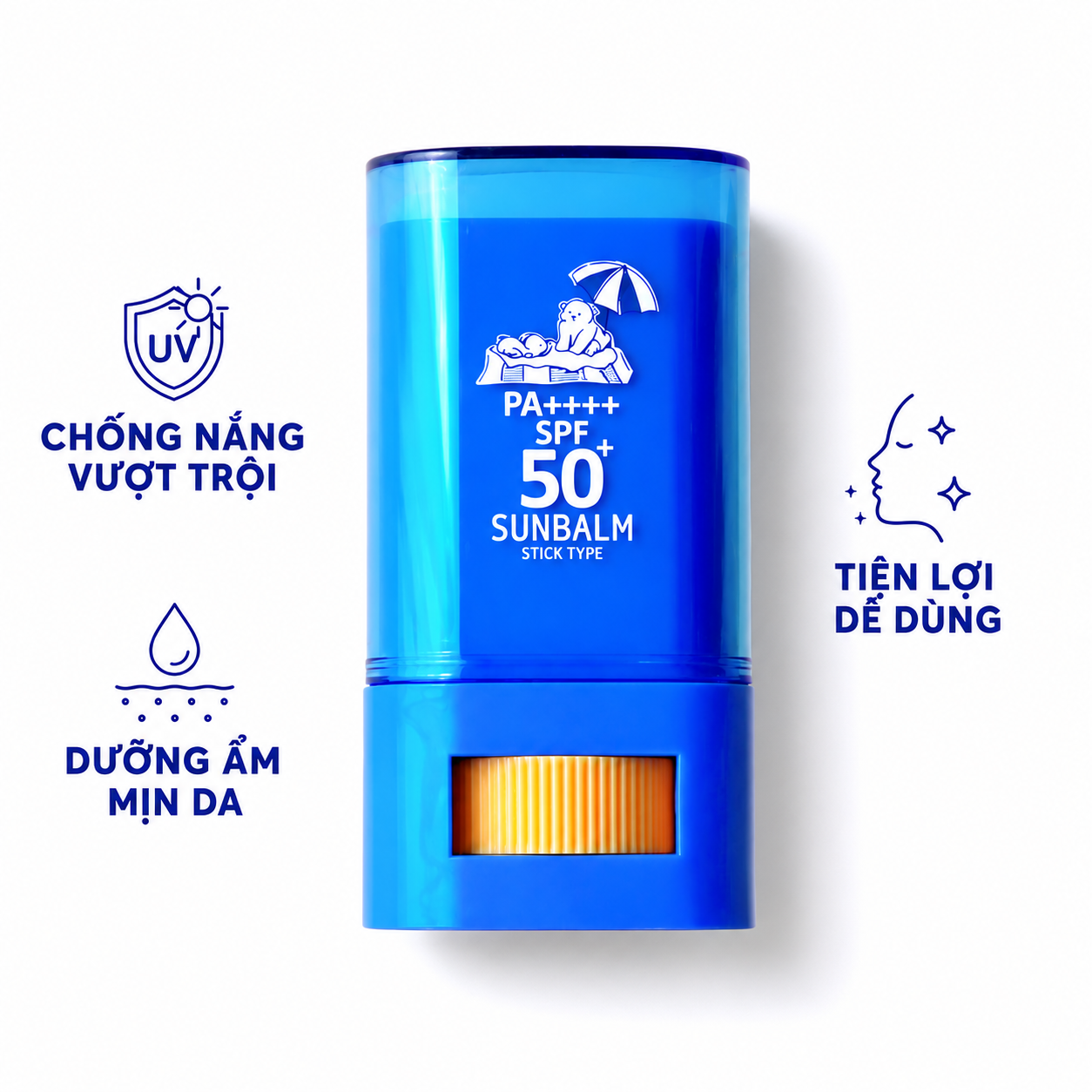 Kem Chống Nắng Dạng Thỏi Fresh UV Sun Balm 15g Hương Táo Xanh Pop Berry