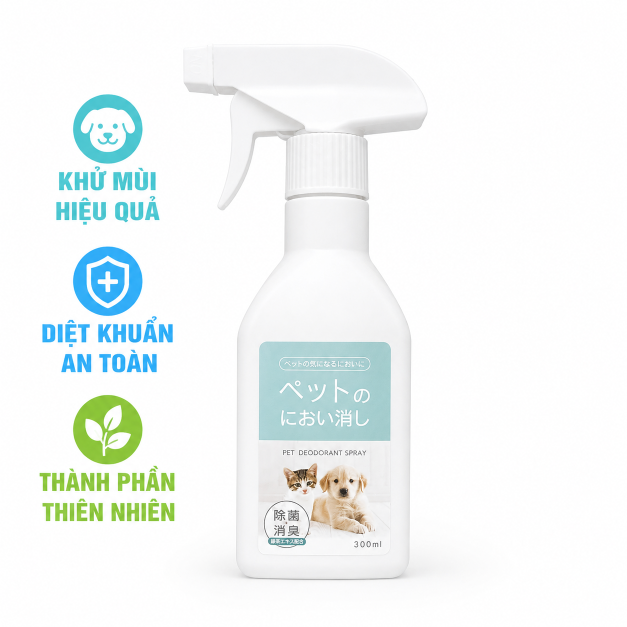 Xịt Khử Mùi Cho Chó Mèo Kyowa 300ml