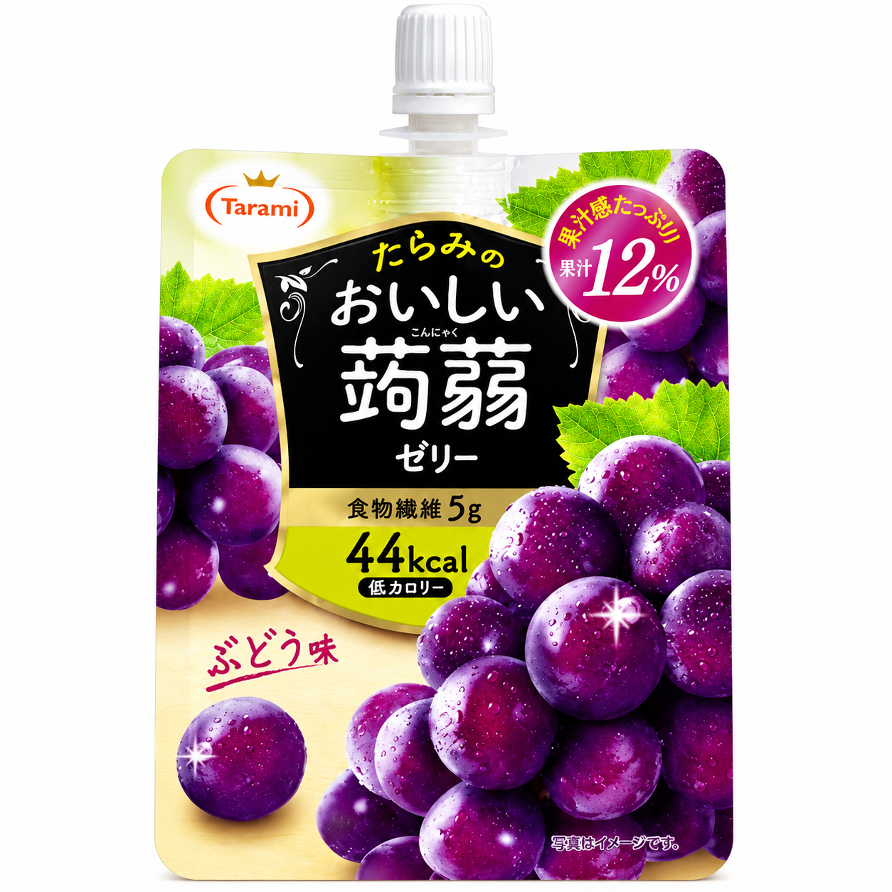 Thạch túi Tarami vị nho 150g