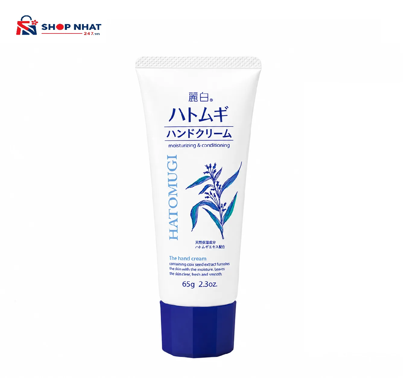  Kem Dưỡng Da Tay Hatomugi Hand Cream 65g Nhật Bản 