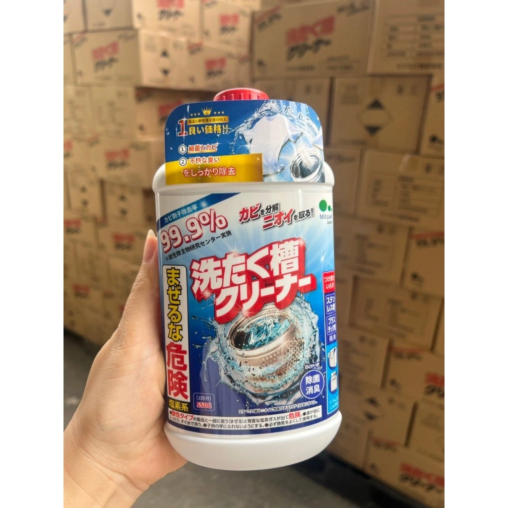 Nước Tẩy Lồng Giặt Mitsuei Nhật Bản Diệt Nấm Mốc 99,9% Chai 550g