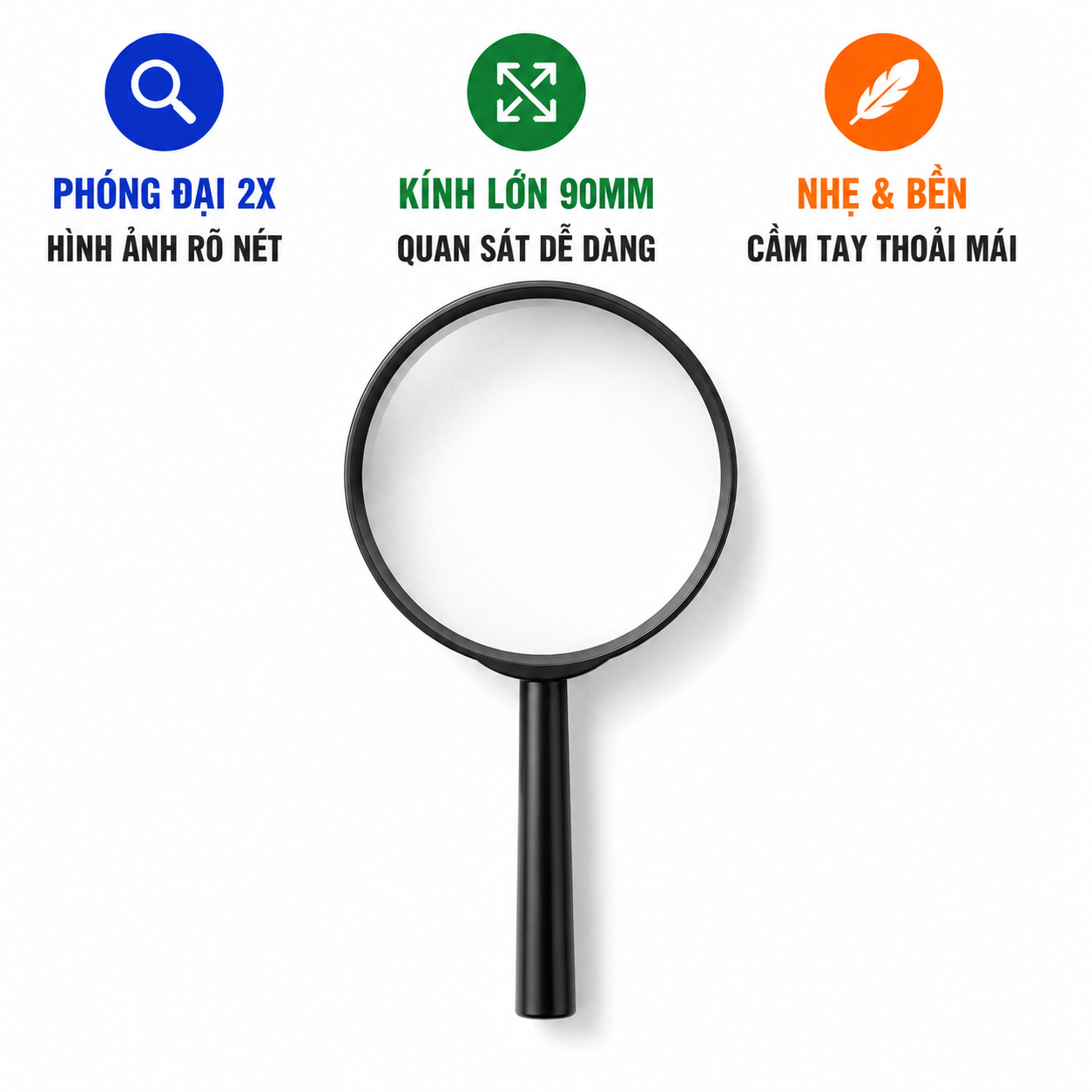 Kính Lúp 3D Cầm Tay Sanada Nội Địa Nhật Bản