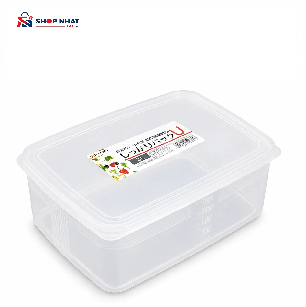 Hộp Đựng Thực Phẩm 3L Nakaya Nhật Bản