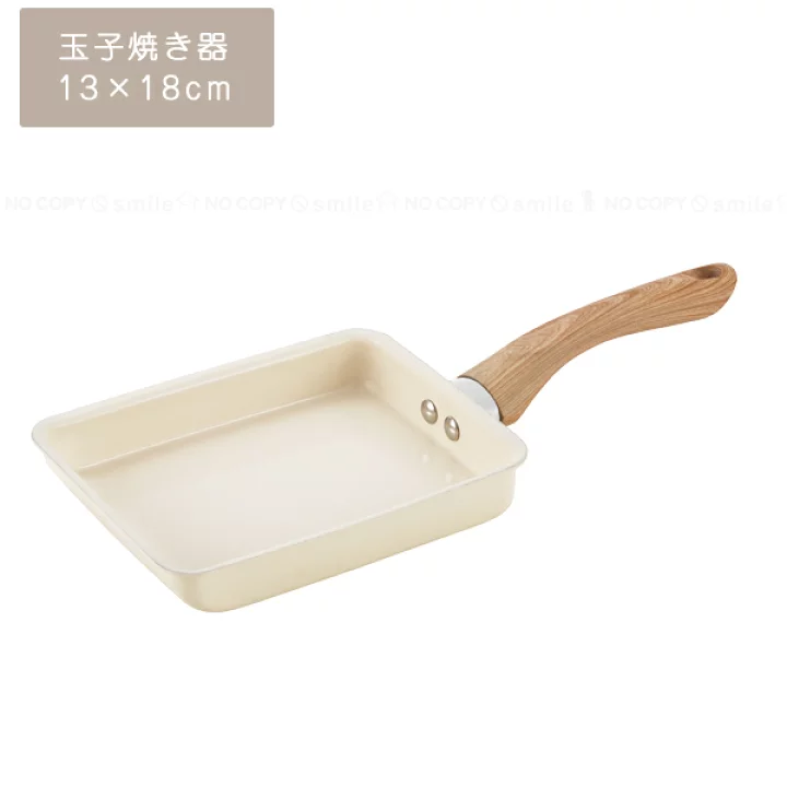 Chảo Chiên Trứng Cuộn Kakusee Phủ Ceramic Chống Dính NB-41 13x18cm