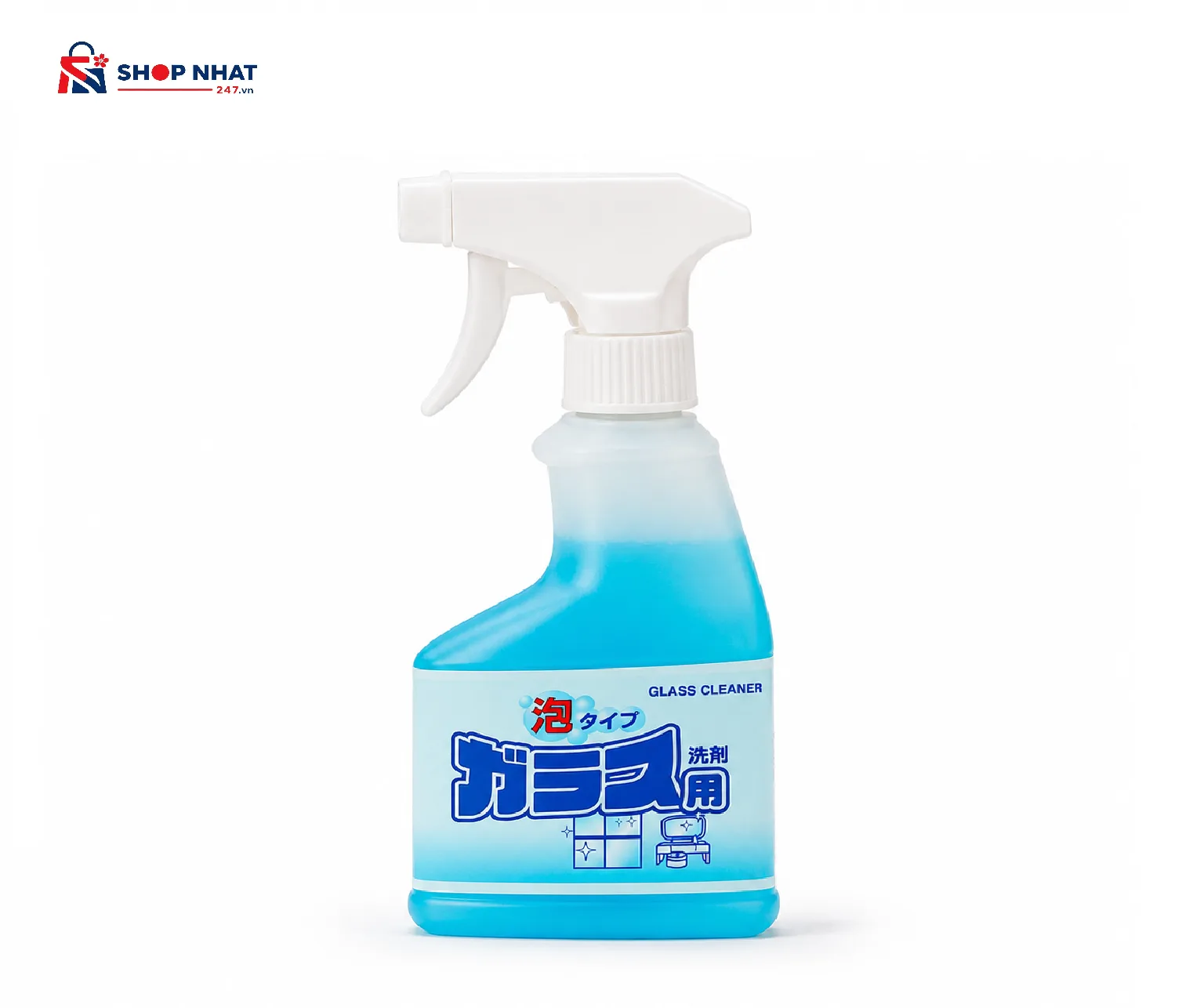 Chai Xịt Lau Kính Dạng Bọt Rocket 300ml Nhật Bản 