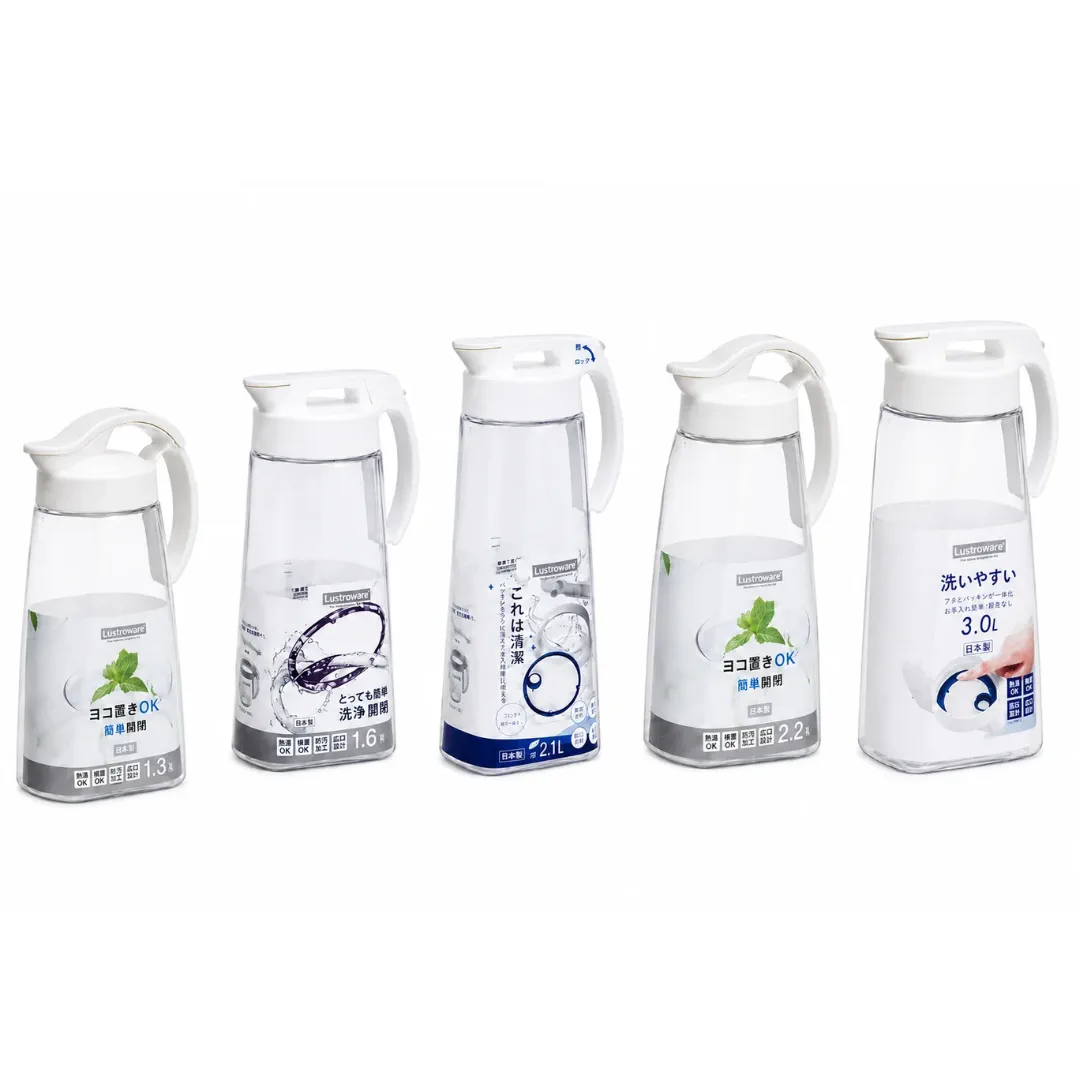 Bình Đựng Nước Chịu Nhiệt Nắp Khóa Chặt NAKAYA Lustroware Nội Địa Nhật Bản.png