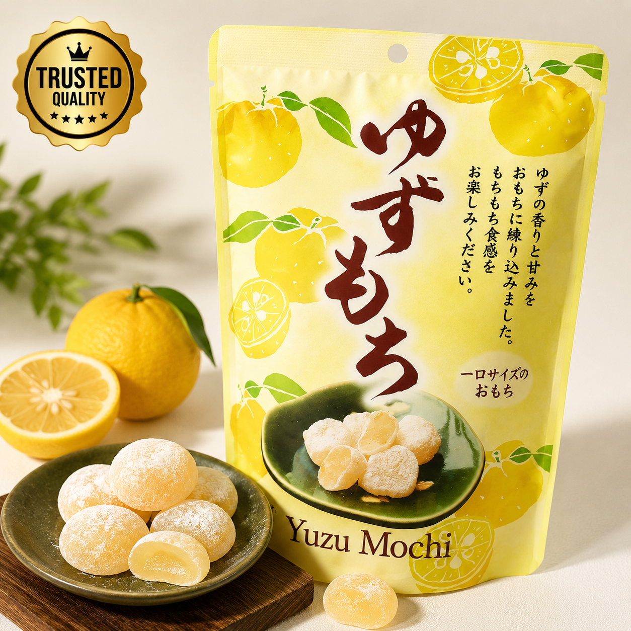 Bánh Mochi SEIKI Vị Yuzu 130g Nhật Bản