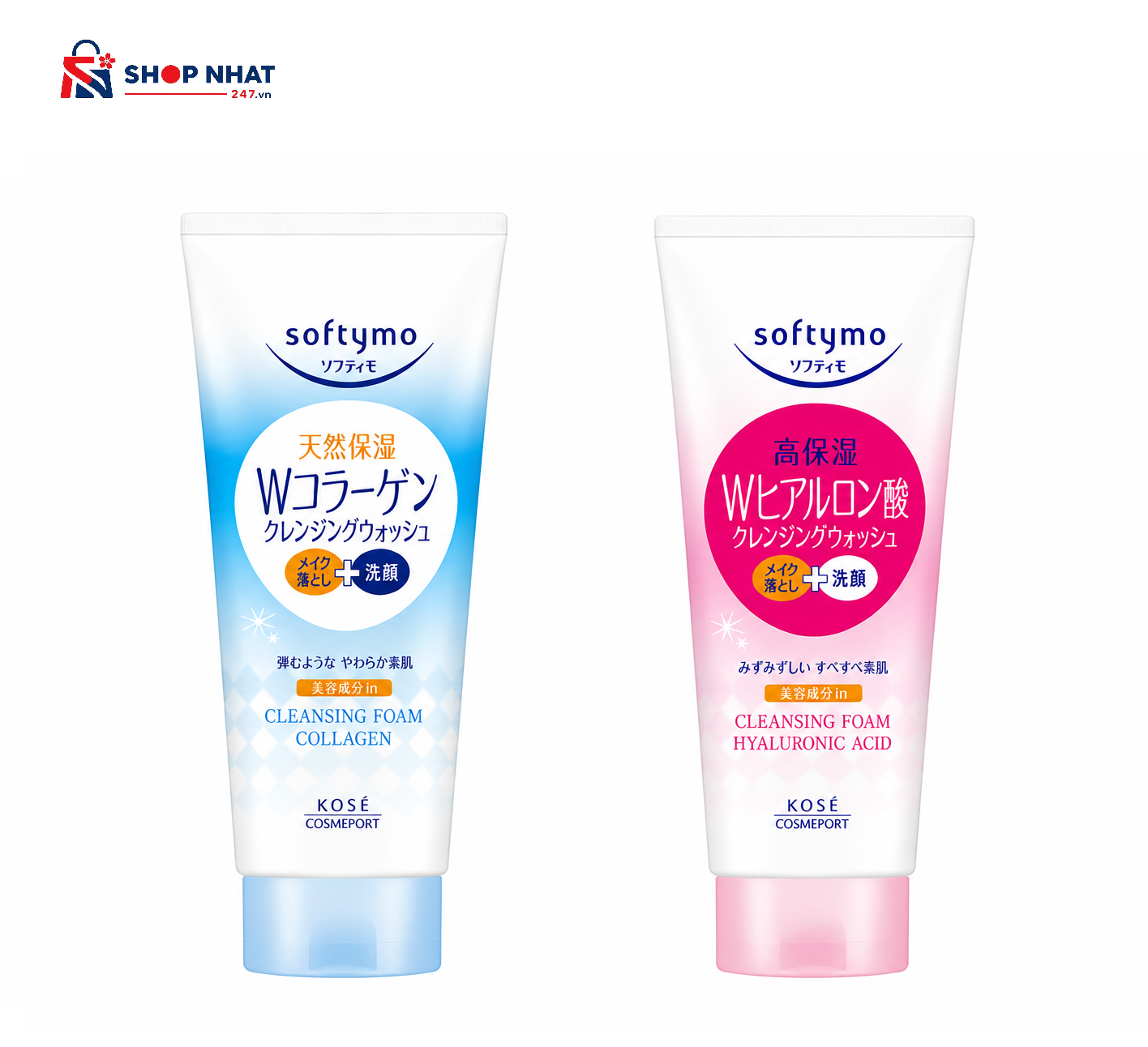 Sữa Rửa Mặt Kosé Softymo 190g Nhật Bản 