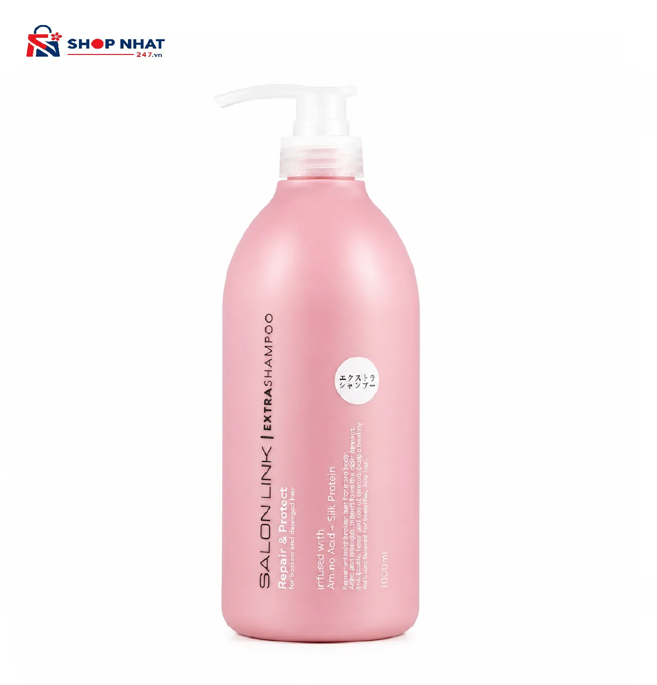 Dầu Gội Salon Link Extra 1000ml Chai Hồng Nhật Bản