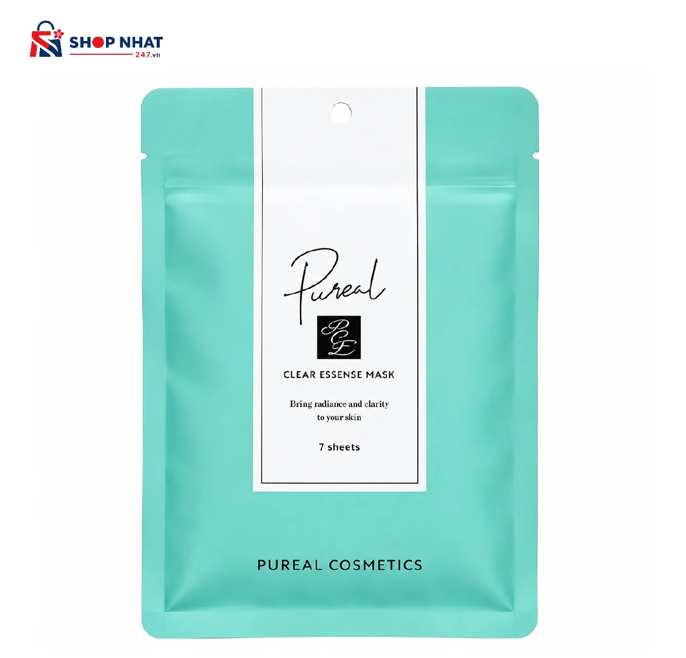  Mặt Nạ Tinh Chất Ceramide Cấp Ẩm Và Phục Hồi Da Pureal Ceramide Clear Essence Mask 7 Miếng 