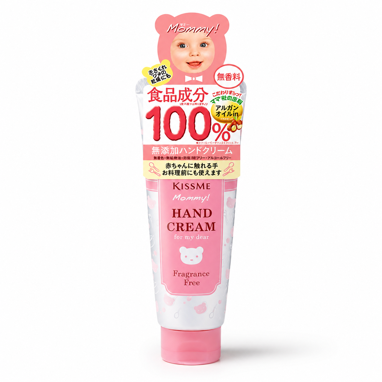 Kem Dưỡng Da Tay Kiss Me Mommy Fragrance Free Nhật Bản 60g – Dịu Nhẹ Cho Mẹ & Bé