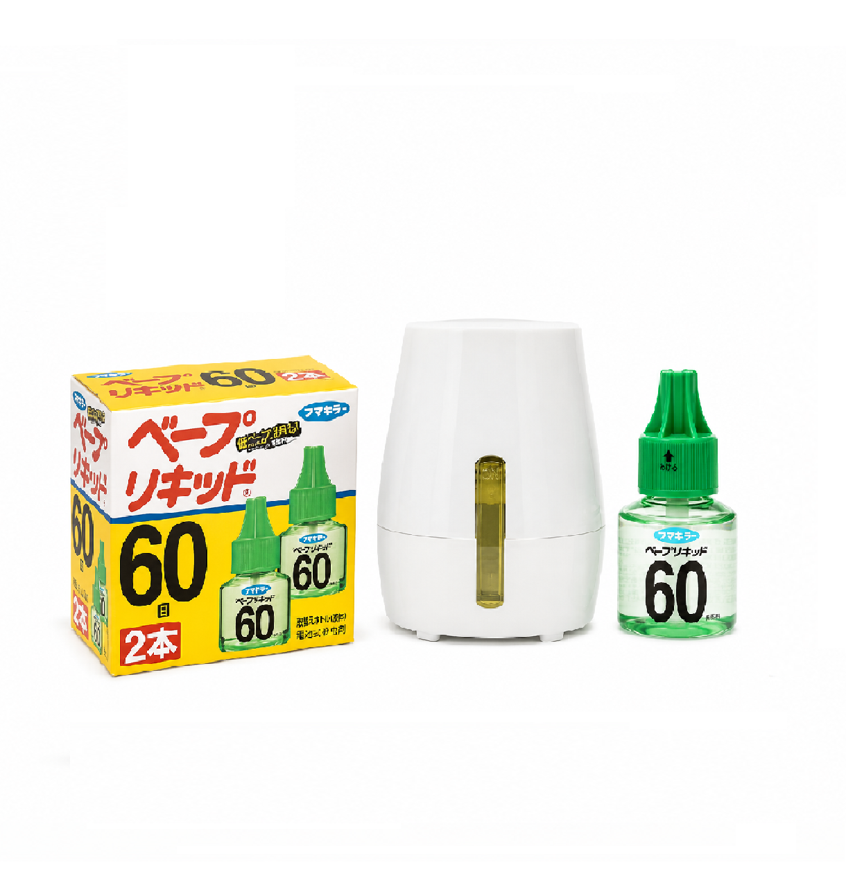 COMBO Chăm sóc - Máy Xông Tinh Dầu Đuổi Muỗi FUMAKILLA và Lõi Tinh Dầu Thay Thế 60 Ngày Nhật Bản