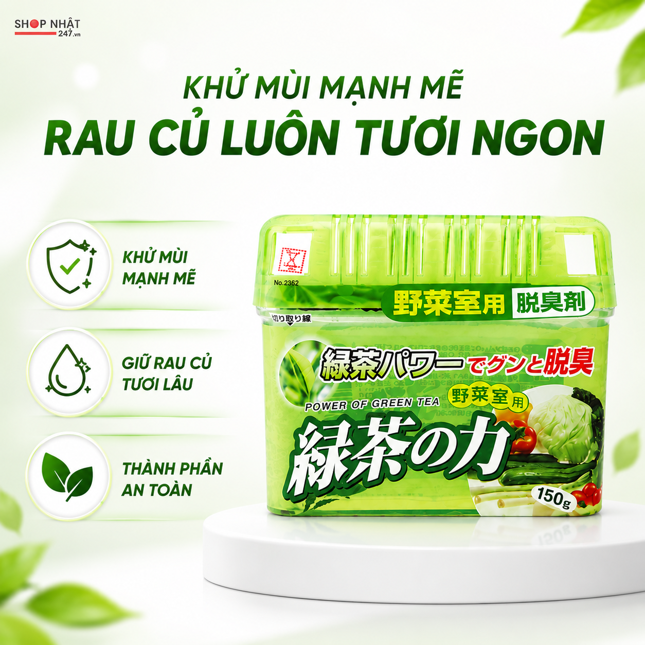 Tủ lạnh hương Trà xanh