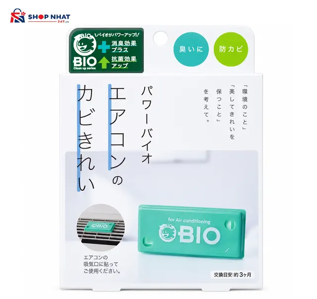 Miếng Treo Tẩy Nấm Mốc Cho Máy Điều Hòa Power Bio COGIT Nhật Bản