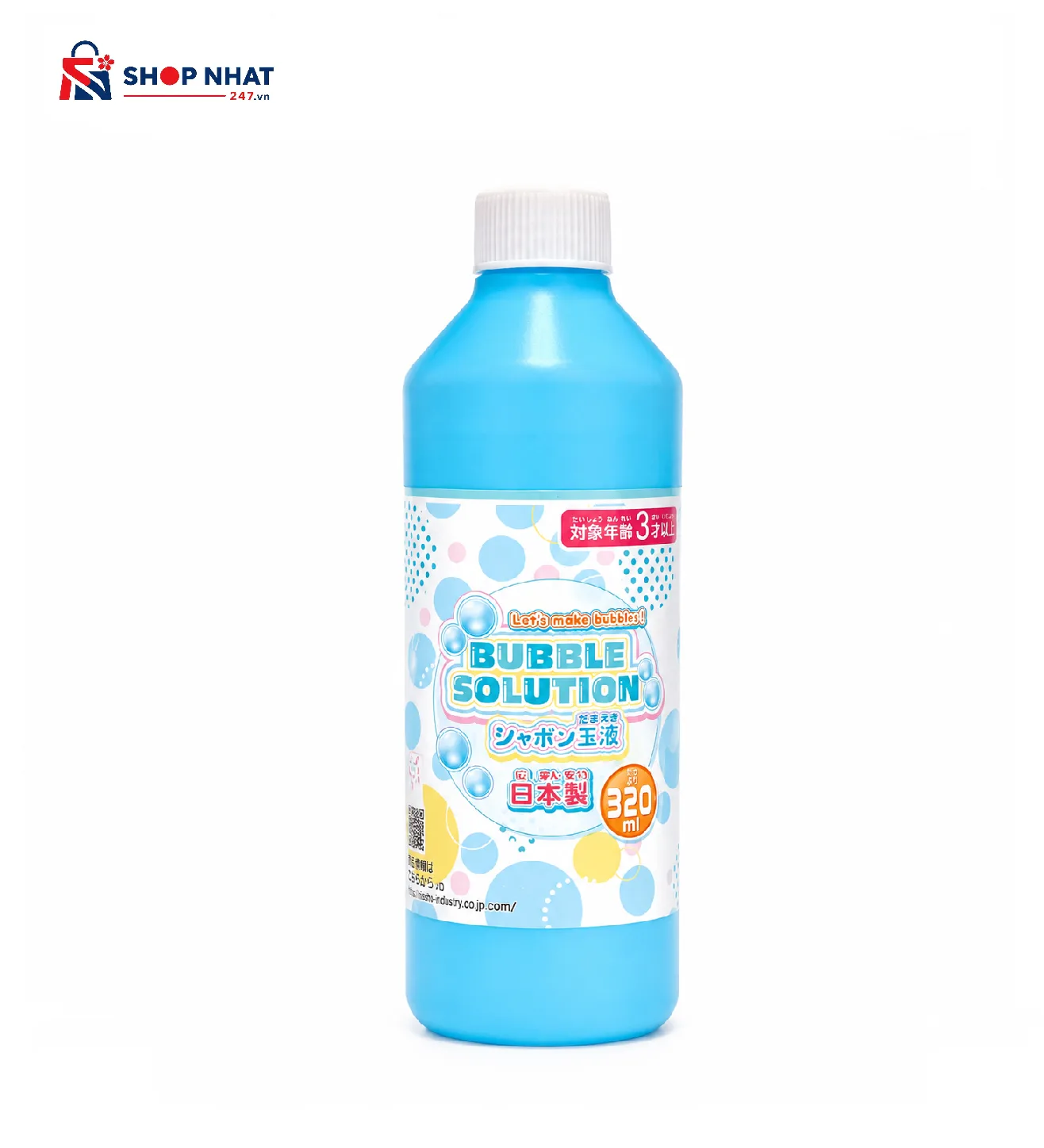 Chai Nước Thổi Bong Bóng Xà Phòng Narichikaya 320ml Nhật Bản