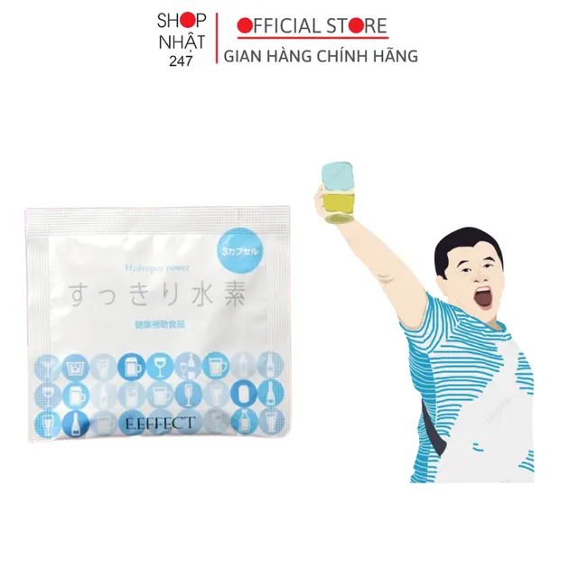 Viên Uống Giải Rượu Bia EFFECT ( gói 3 viên ) Nhật Bản