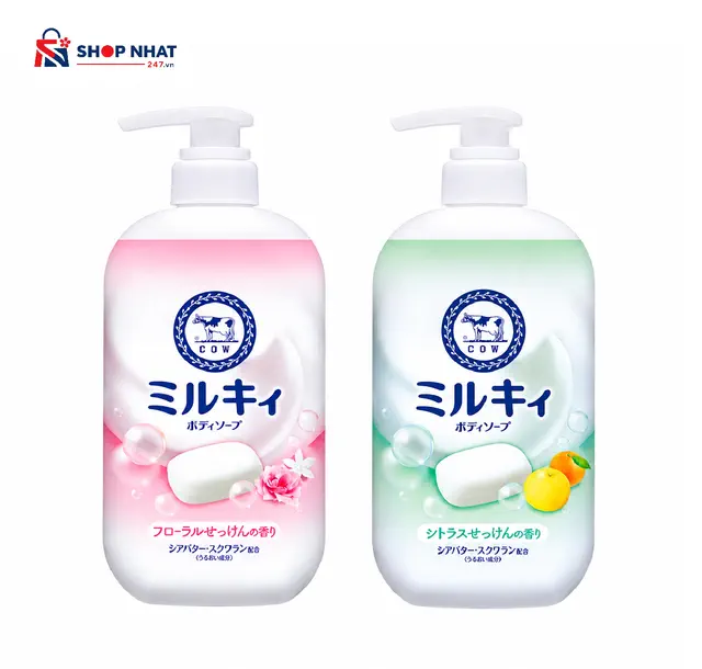 Sữa Tắm Tạo Bọt Milky Body Soap 500ml COW Nhật Bản 