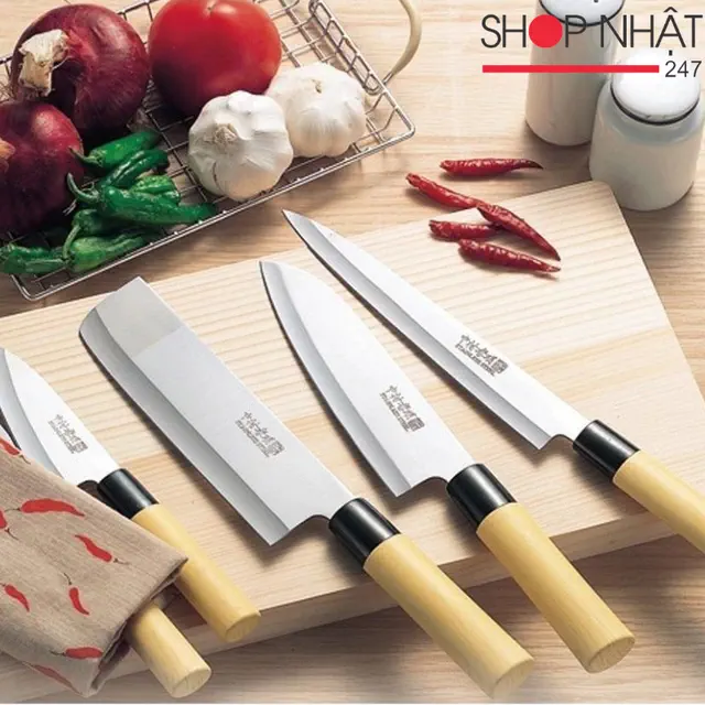 Bộ 5 Dao Làm Bếp Nakamura Koumei NKL-01 Nhật Bản