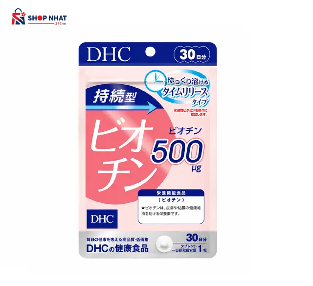 Thực phẩm bảo vệ sức khoẻ DHC Sustained Release Biotin Nhật Bản