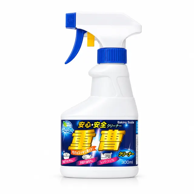 Combo Bếp Sạch Tiết Kiệm – Xịt Baking Soda Rocket 300ml + Mút Melamine KOKUBO Set 5 Miếng Nhật Bản