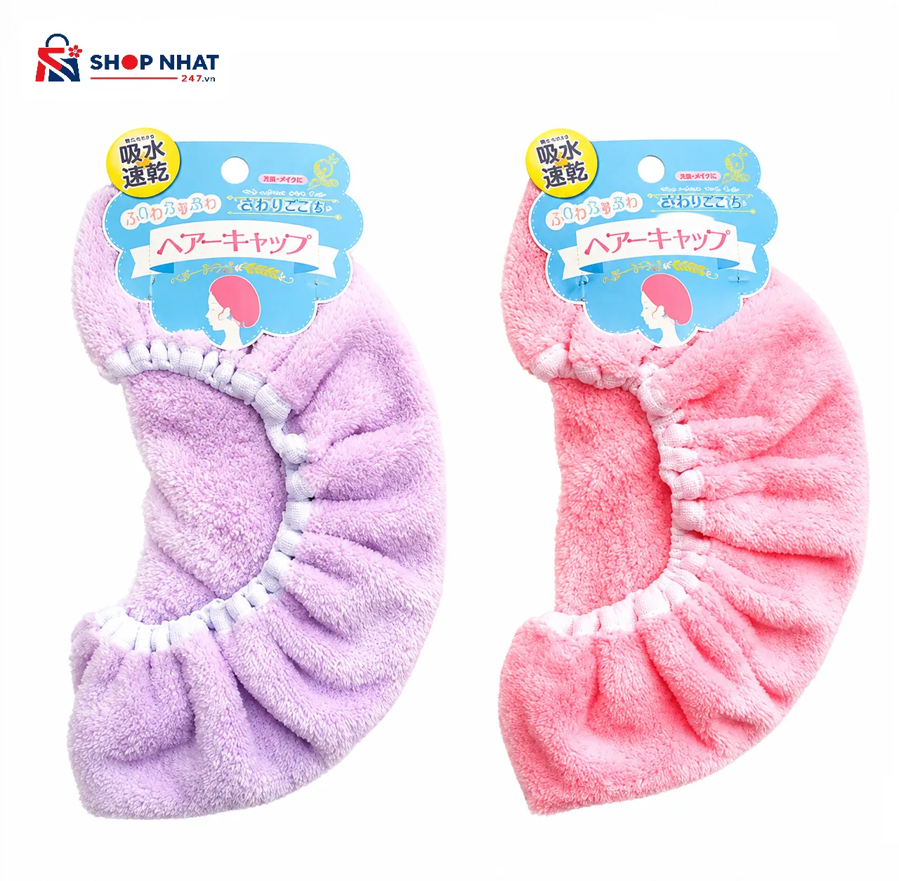 Mũ Chụp Tóc Vải Mềm Siêu Thấm Nước Okazaki Nhật Bản