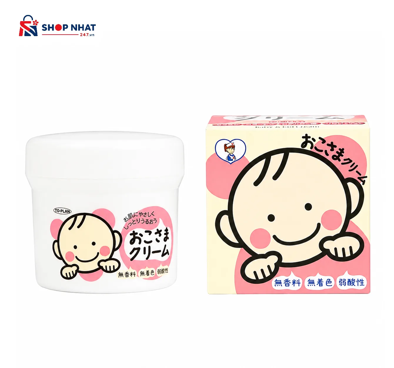 Kem Dưỡng Ẩm Cho Trẻ Em To-Plan Children’s Cream 110g Nhật Bản