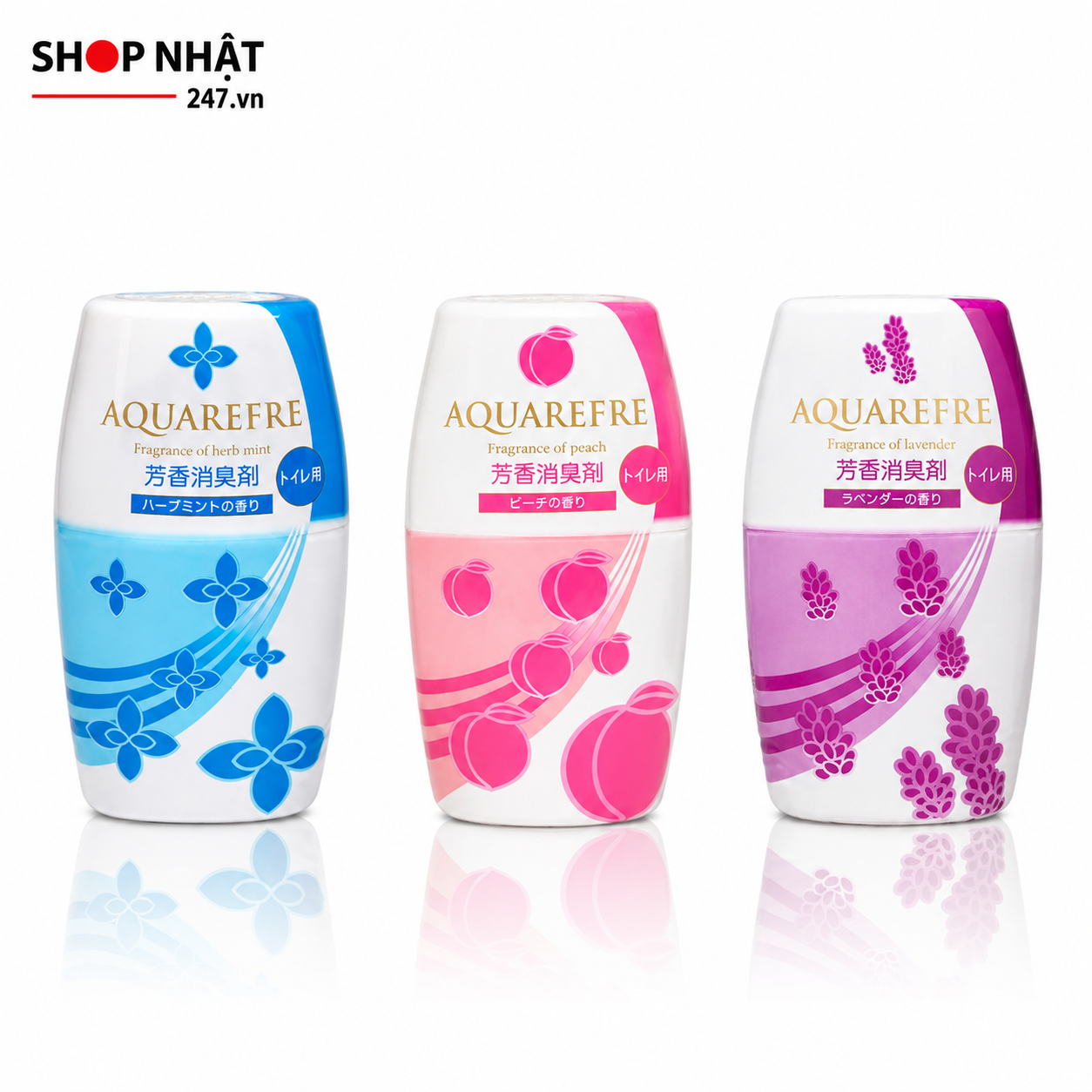 Khử Mùi Nhà Vệ Sinh Aqua Refre 400ml Lion Chemical Nhật Bản 